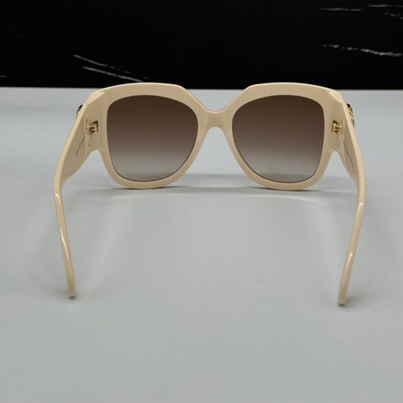 NEW GG1407S 004 GUCCI SQUARE IVORY BROWN WOMEN SUNGLASSES GUCCI - Picture 8 of 14